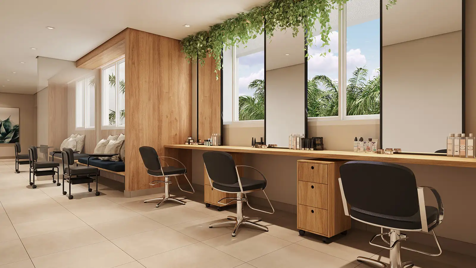 Perspectiva artística do studio Beauty Spa
